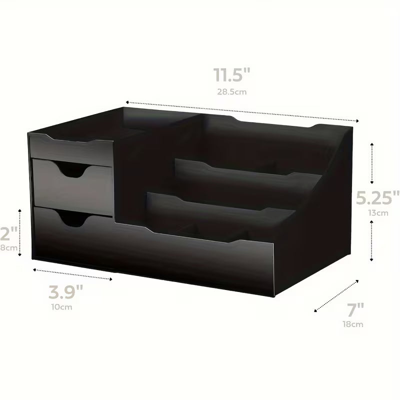 Luxe Black Organizer Box