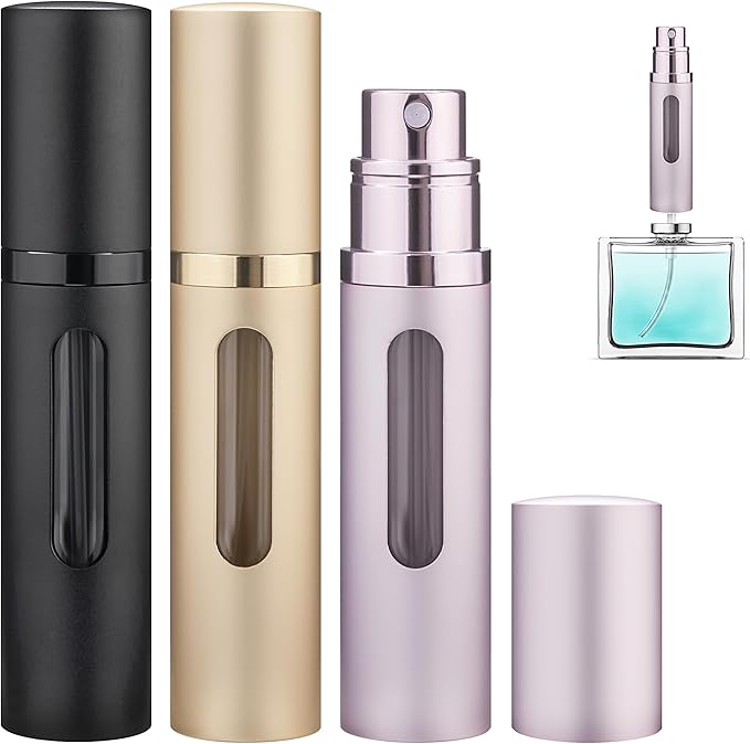 Deluxe Atomizer - Black & Gold & Pink