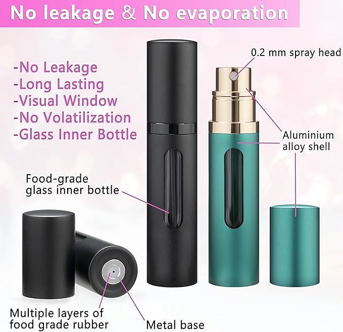 Deluxe Atomizer - Black & Green