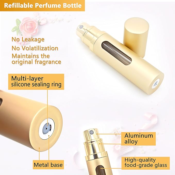 Deluxe Atomizer - Black & Grey & Gold