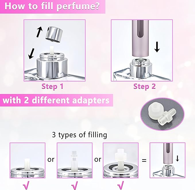 Deluxe Atomizer - Pink 5ml