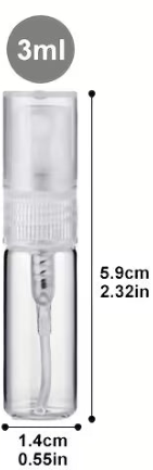 Clear Luxe Bottle 3ml