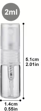Clear Luxe Bottle 2ml