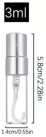 Silver Luxe Bottle 3ml