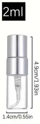 Silver Luxe Bottle 2ml